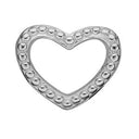 Heart Dots - sølv charm - 623-S08