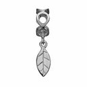 Moving Leaf - sølv charm - 623-S18