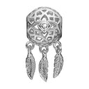 Dream Catcher - sølv charm - 623-S189