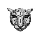 Leopard - sølv charm - 623-S52