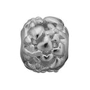 Hearts & Flowers - sølv charm - 623-S74