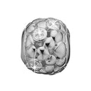 Lightning Hearts - sølv charm - 623-S76