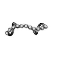 Bubbles - sort rhodineret sølv charm - 630-B105