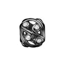 Ocean Soul - sort rhodineret sølv charm - 630-B108