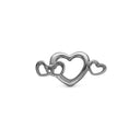 4 Hearts Love - Forgyldt Charms - 630-B199