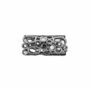 Champagne Love - sort rhodineret sølv charm - 630-B81