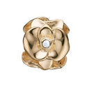 Topaz Orchid - forgyldt sølv charm - 630-G123