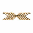 Arrows of love - forgyldt sølv charm - 630-G141