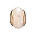White Mosaic Magic - forgyldt sølv charm - 630-G146
