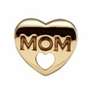 My Mom - forgyldt sølv charm - 630-G54mom
