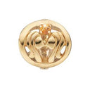 Stjernetegn tvillingerne - forgyldt sølv charm - 630-G67-5