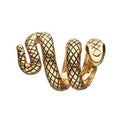 Eternity Snake - forgyldt sølv charm - 630-G72