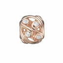 Ocean Soul rose - forgyldt sølv charm - 630-R108
