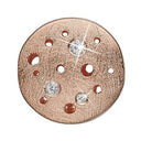 The Moon rose - forgyldt sølv charm - 630-R171