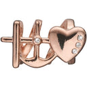 FAITH HOPE & LOVE - rosaforgyldt sølv - charm - 630-R174