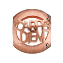 CARPE DIEM - rosaforgyldt sølv - charm - 630-R200