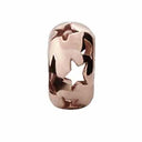 Starry Night rose - forgyldt charm - 630-R22