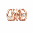 Secret Love rose - forgyldt sølv charm - 630-R74