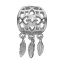Dream Catcher - sølv charm - 630-S177