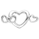 4 HEARTS LOVE - sølv - charm - 630-S199