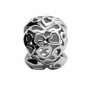 Heart Beat - sølv charm - 630-S21