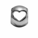 Open your Heart - sølv charm - 630-S66