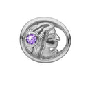 Stjernetegn jomfruen - sølv charm - 630-S67-8
