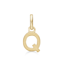 8 kt guld vedhæng bogstav Q - 7 x 62 x 33 mm