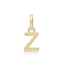 8 kt guld vedhæng bogstav Z - 7 x 56 x 33 mm