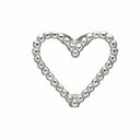 Heart of Passion - sølv charm - 650-S46