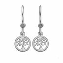 Diamond Tree of Life ørering m. labgrown diamant -Sølv 670-S20