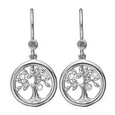 Tree of Life ørering -Sølv 670-S21