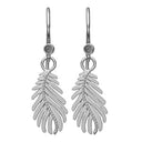 Pine Leaf ørering -Sølv 670-S25
