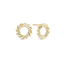 Laurel Wreath - Forgyldt Øreringe - 671-G98