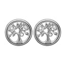 Tree of Life ørestikker - Sølv - 671-S58