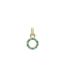 green cz circle ø10mm