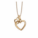 Open Mother Hearts vedhæng - Forgyldt sølv - 680-G13