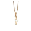 Cross vedhæng - Forgyldt sølv - 680-G24