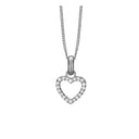 Topaz Heart vedhæng -Sølv - 680-S35