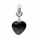 BlackDream 14 karat hvid- guld charm - 691-WG02BL