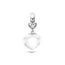 Christina - White Dream 14 karat hvid- guld charm - 691-WG02W