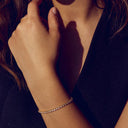 Mille Armbånd - Zirkonia - 18 karat forgyldt