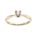 ring 0,10 H-W/SI 14 kt