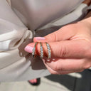 Kleopatra alliancering 7x0,08 H-W/SI 14 karat guld