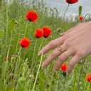 Christina Jewelry Word Goals - Forgyldt Ringe - 800-7.1.B