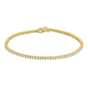 14kt. guld tennisarmbånd dia. 1.54ct W/SI