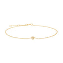 14kt. guldarmbånd m. 0,005ct W/SI - 80100400500