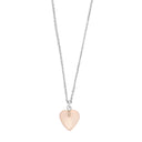 Rhd. sølvkæde YOU52 pink chalcedon