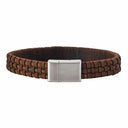 armbånd brun kalveskind 12mm