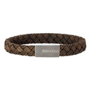 armbånd mørkebrun kalveskind 10mm